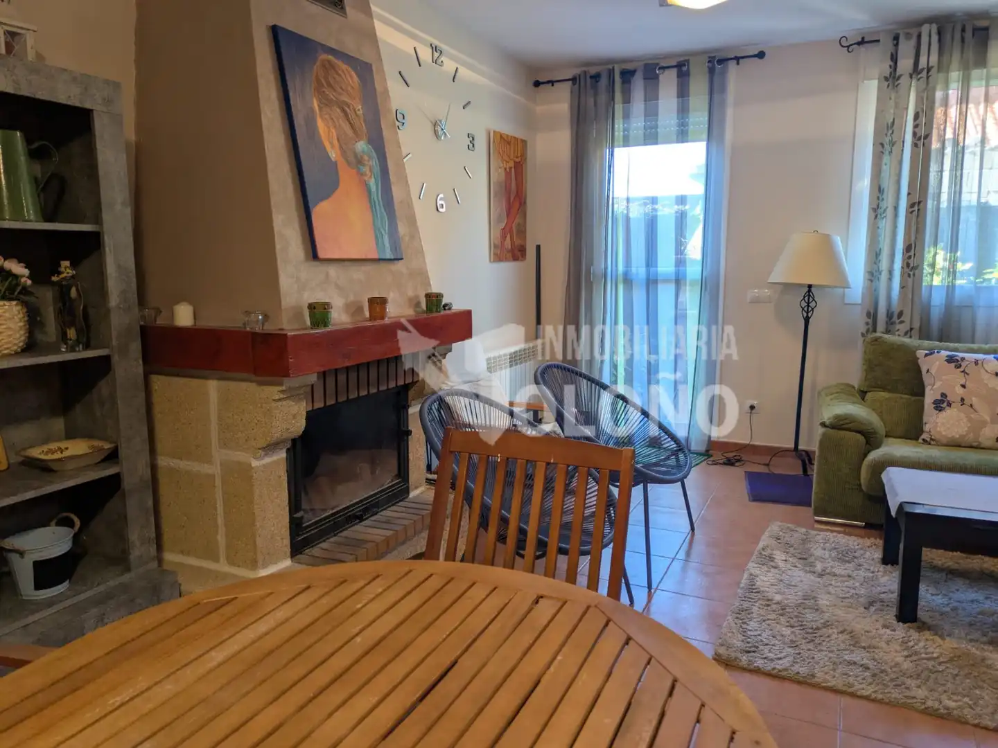Wohnzimmer von Haus oder Chalet zur Miete in Anguciana mit Heizung, Privatgarten und Parkett