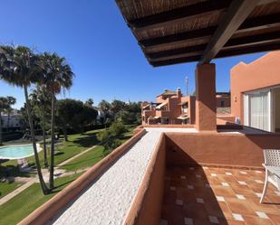 Exterior view of Flat for sale in Estepona  with Air Conditioner, Heating and Private garden