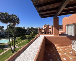 Exterior view of Flat for sale in Estepona  with Air Conditioner, Terrace and Swimming Pool