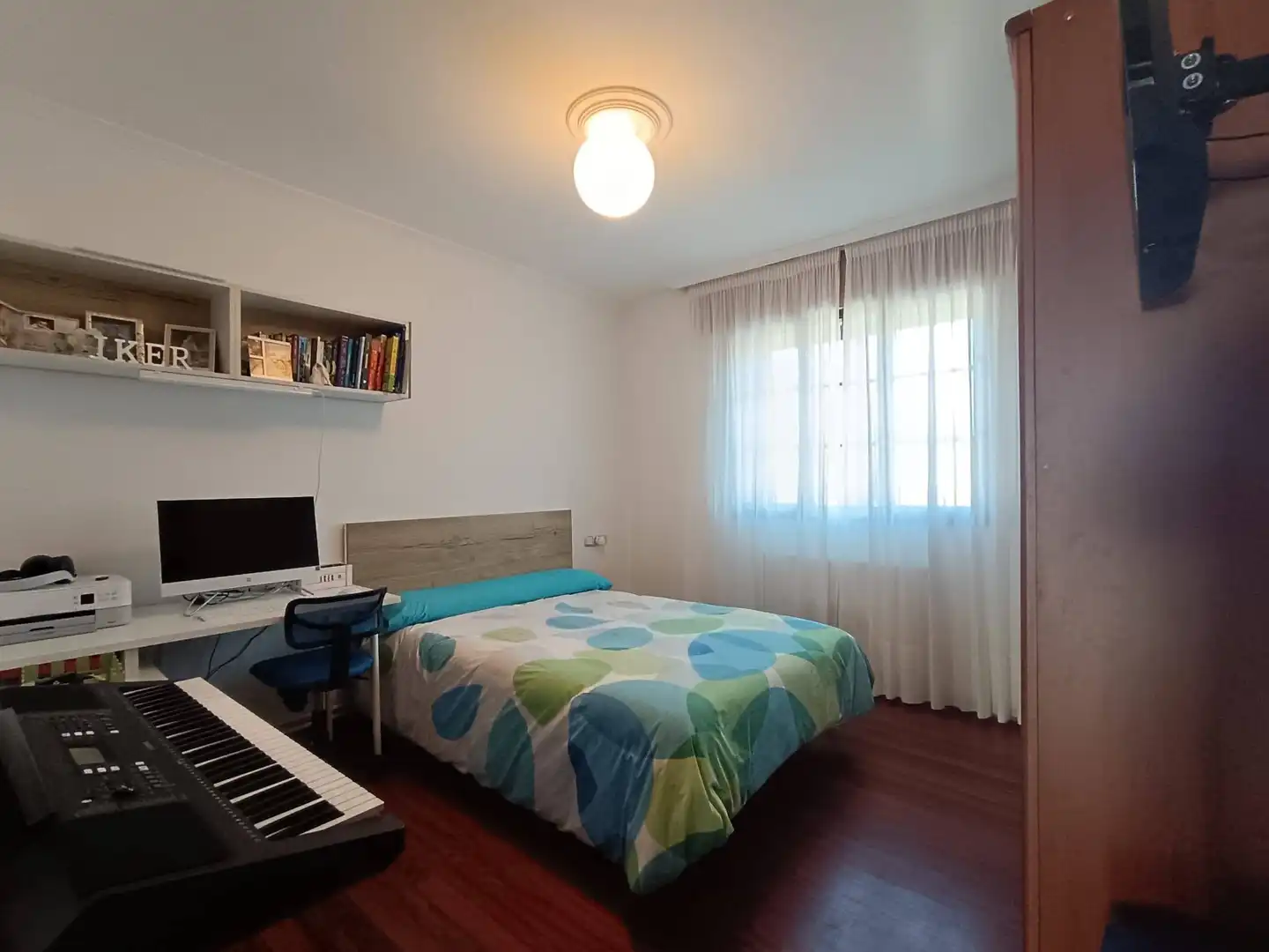 Schlafzimmer von Wohnung zum Verkauf in Touro mit Privatgarten, Terrasse und Abstellraum
