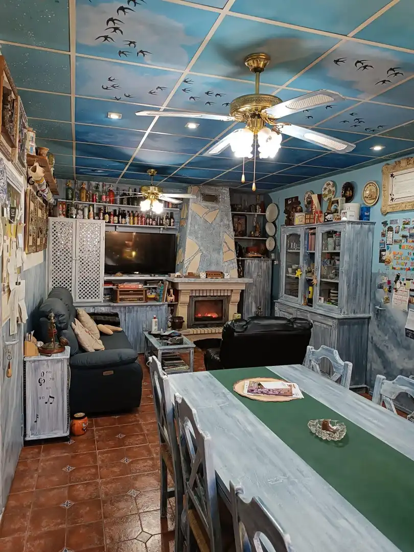 Sala de estar de Casa adosada en venta en Lanaja con Aire acondicionado y Calefacción