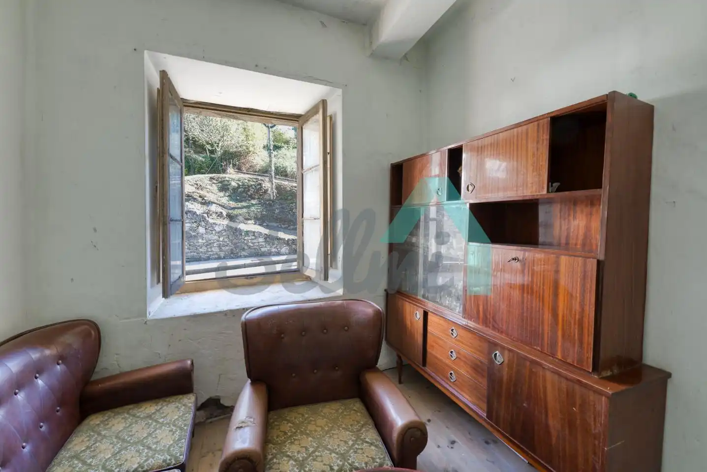 Sala de estar de Casa adosada en venta en Oviedo 