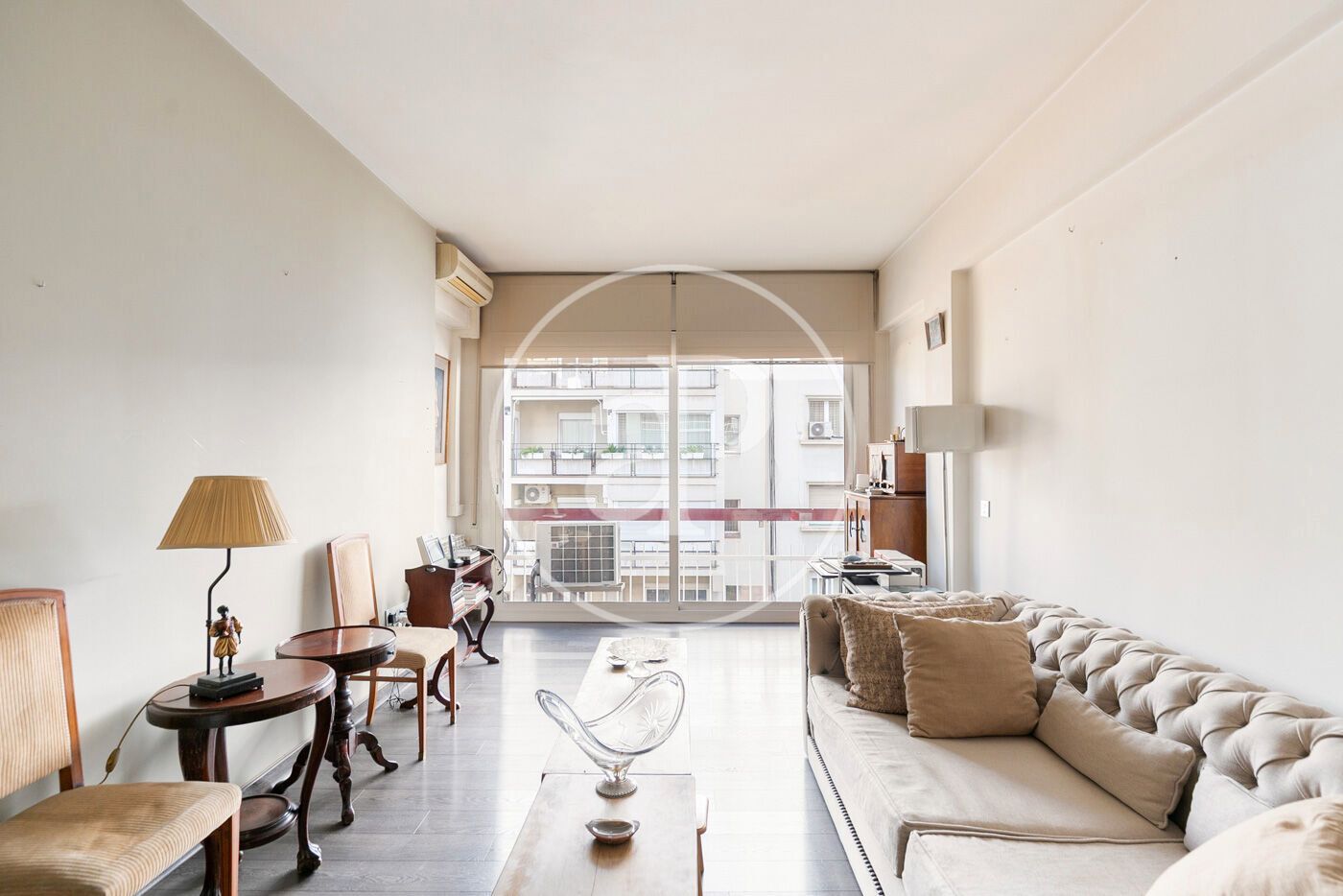 Sala d'estar de Pis en venda en  Barcelona Capital amb Aire condicionat i Calefacció