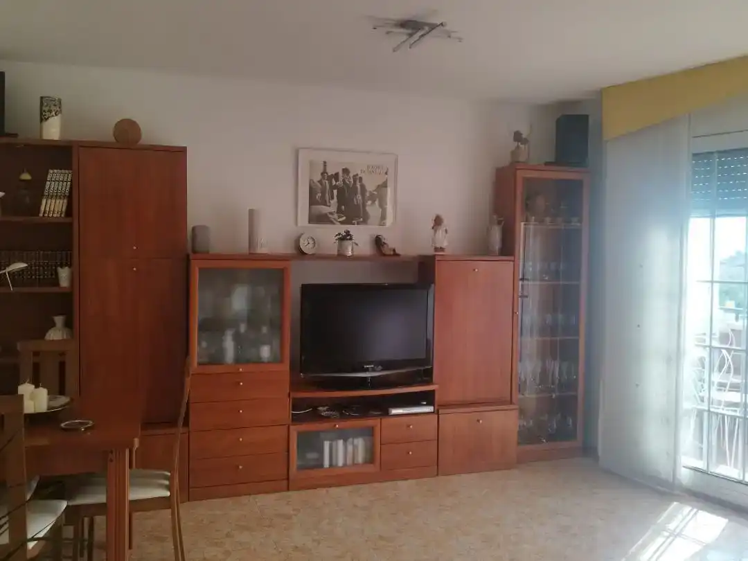 Sala d'estar de Casa adosada en venda en Sant Vicenç Dels Horts amb Aire condicionat i Balcó