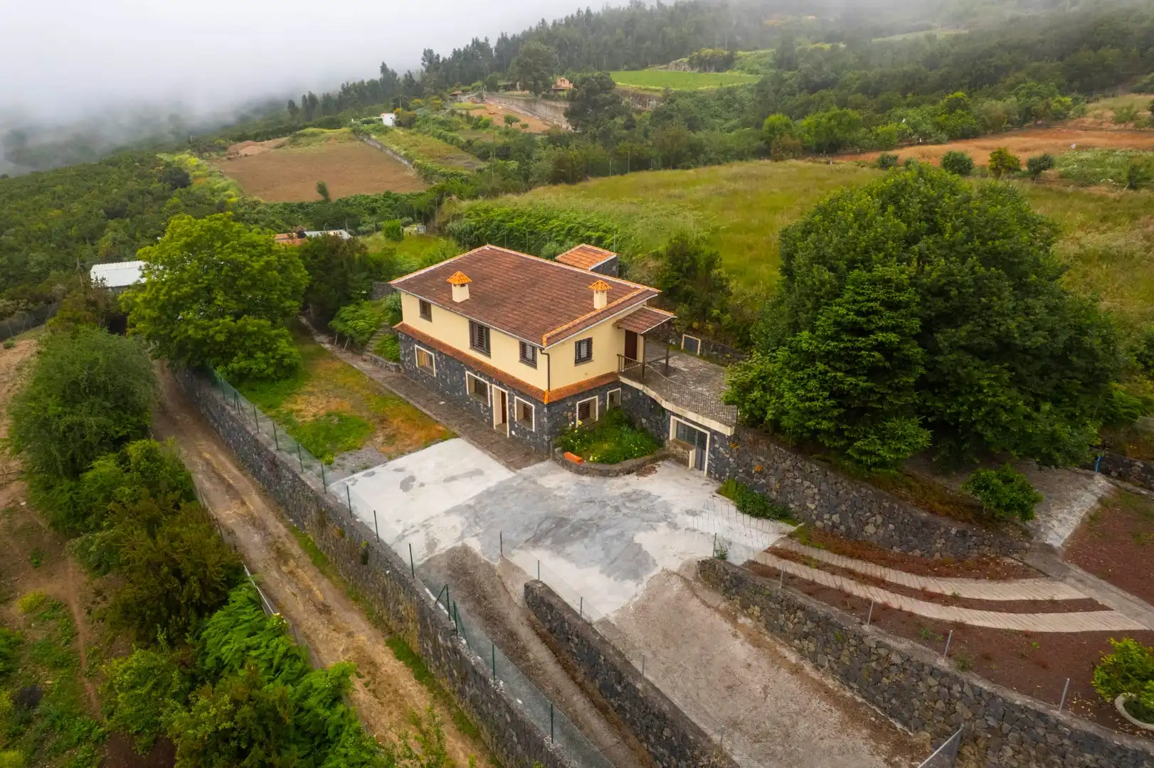 Vista exterior de Casa o chalet en venta en Los Realejos con Jardín privado