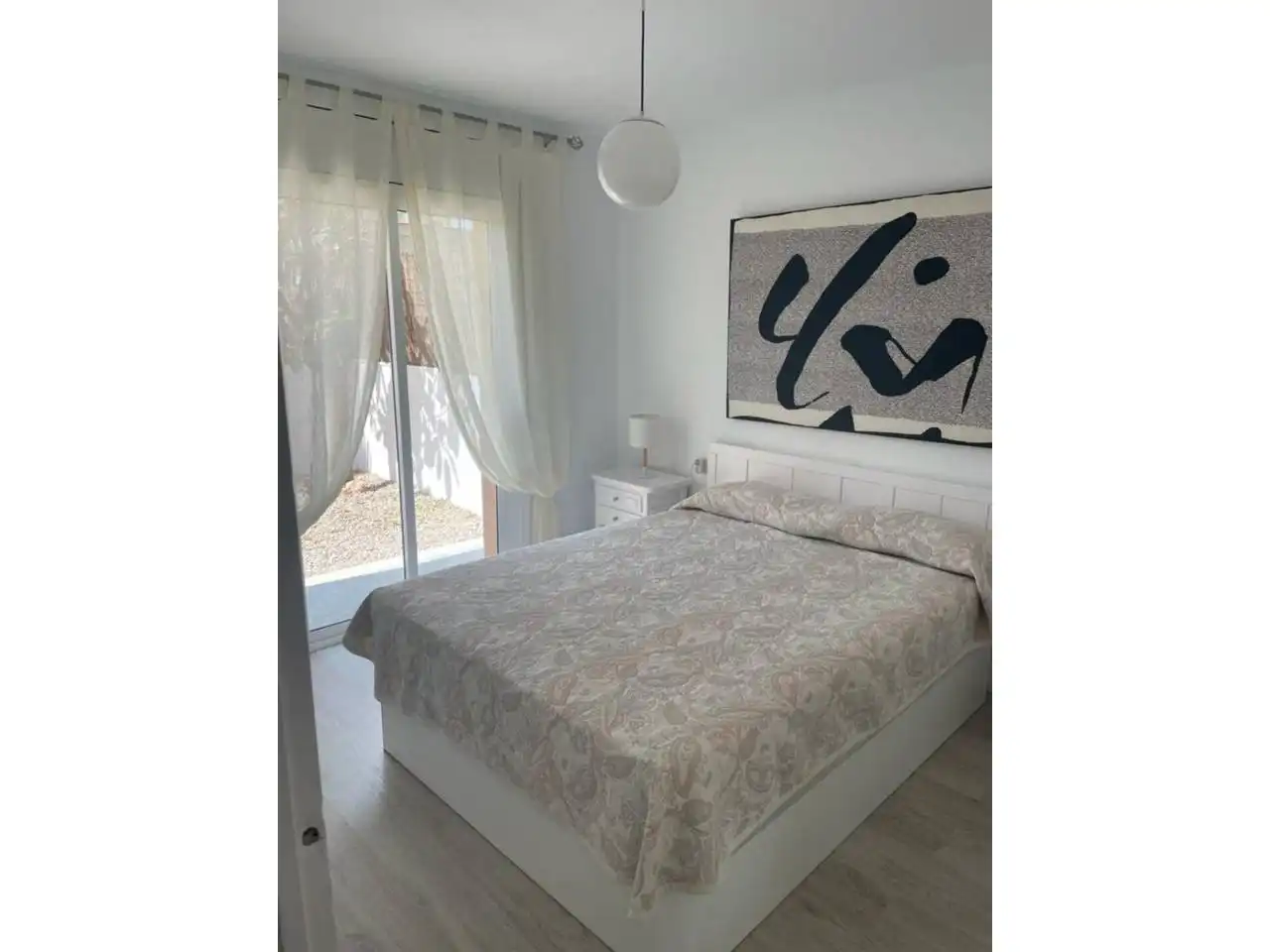 Bedroom of Flat for rent in Vilanova i la Geltrú  with Private garden, Terrace and Furnished