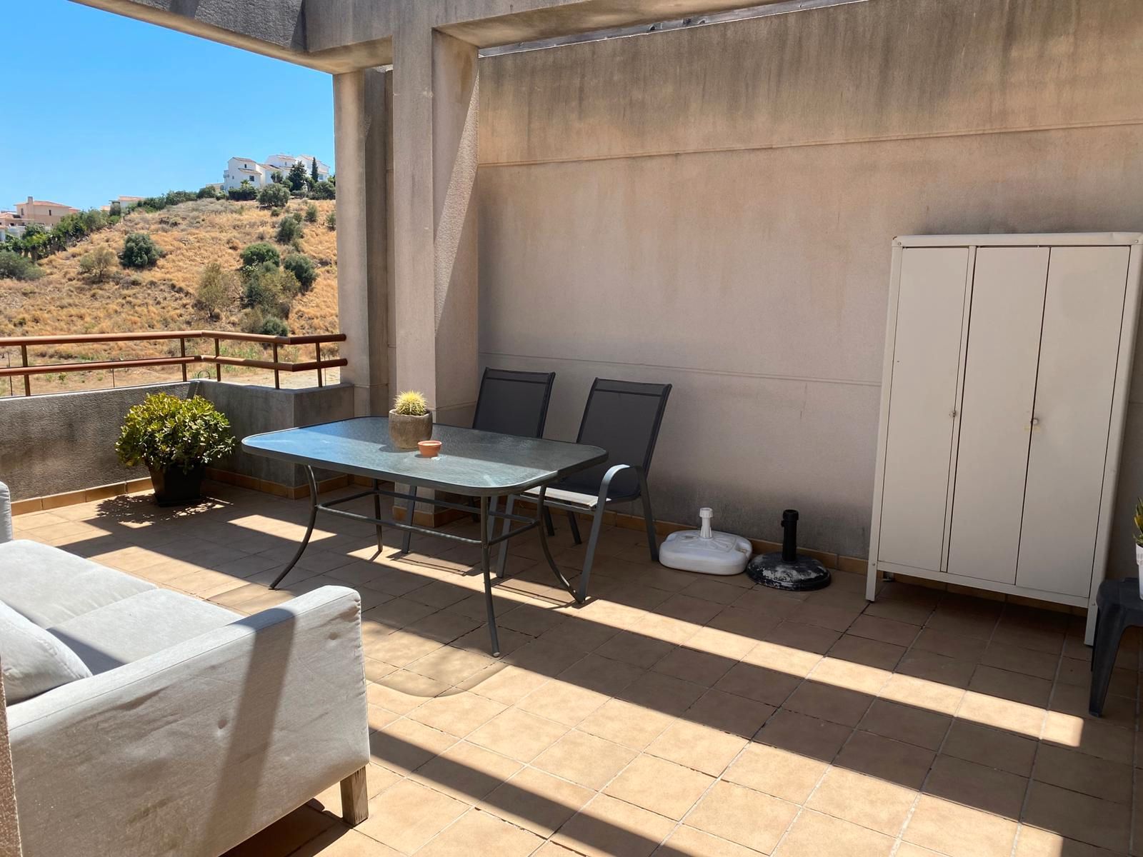 Terraza de Ático de alquiler en Mijas con Terraza, Amueblado y Piscina comunitaria