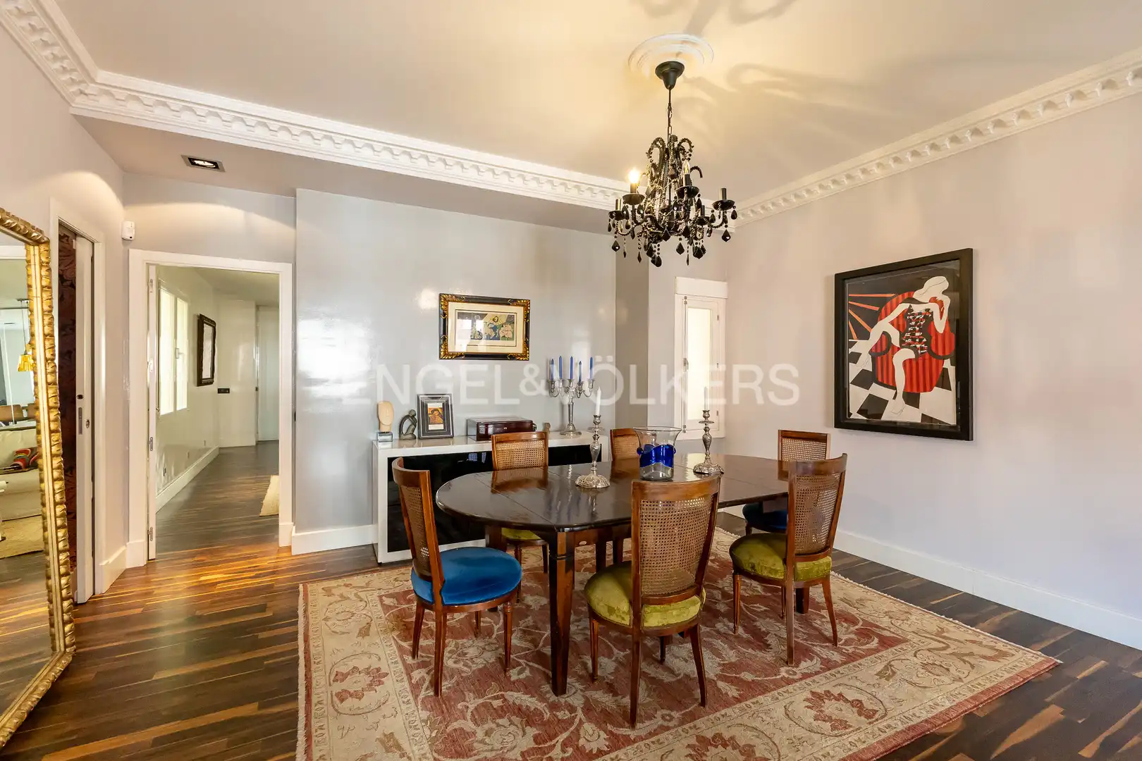 Dining room of Flat for sale in Madrid  with Air Conditioner, Heating and Parquet flooring
