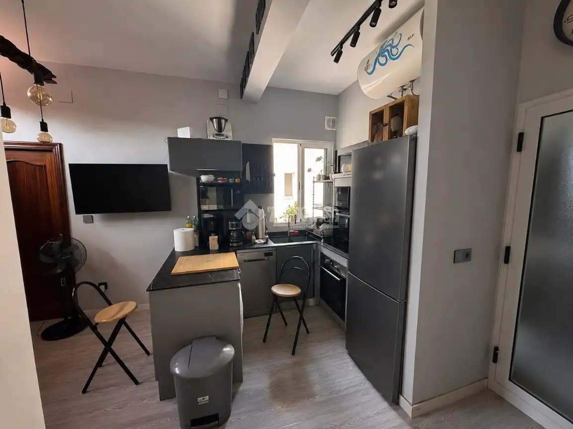 Kitchen of Flat for sale in Gijón   with Furnished