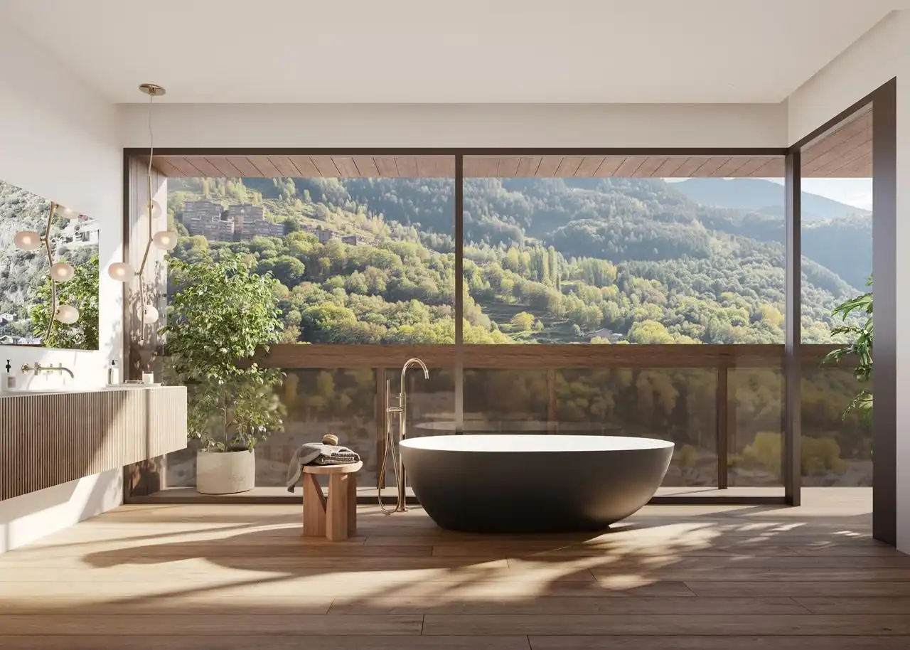 Baño de Dúplex en venta en Escaldes – Engordany con Calefacción y Terraza