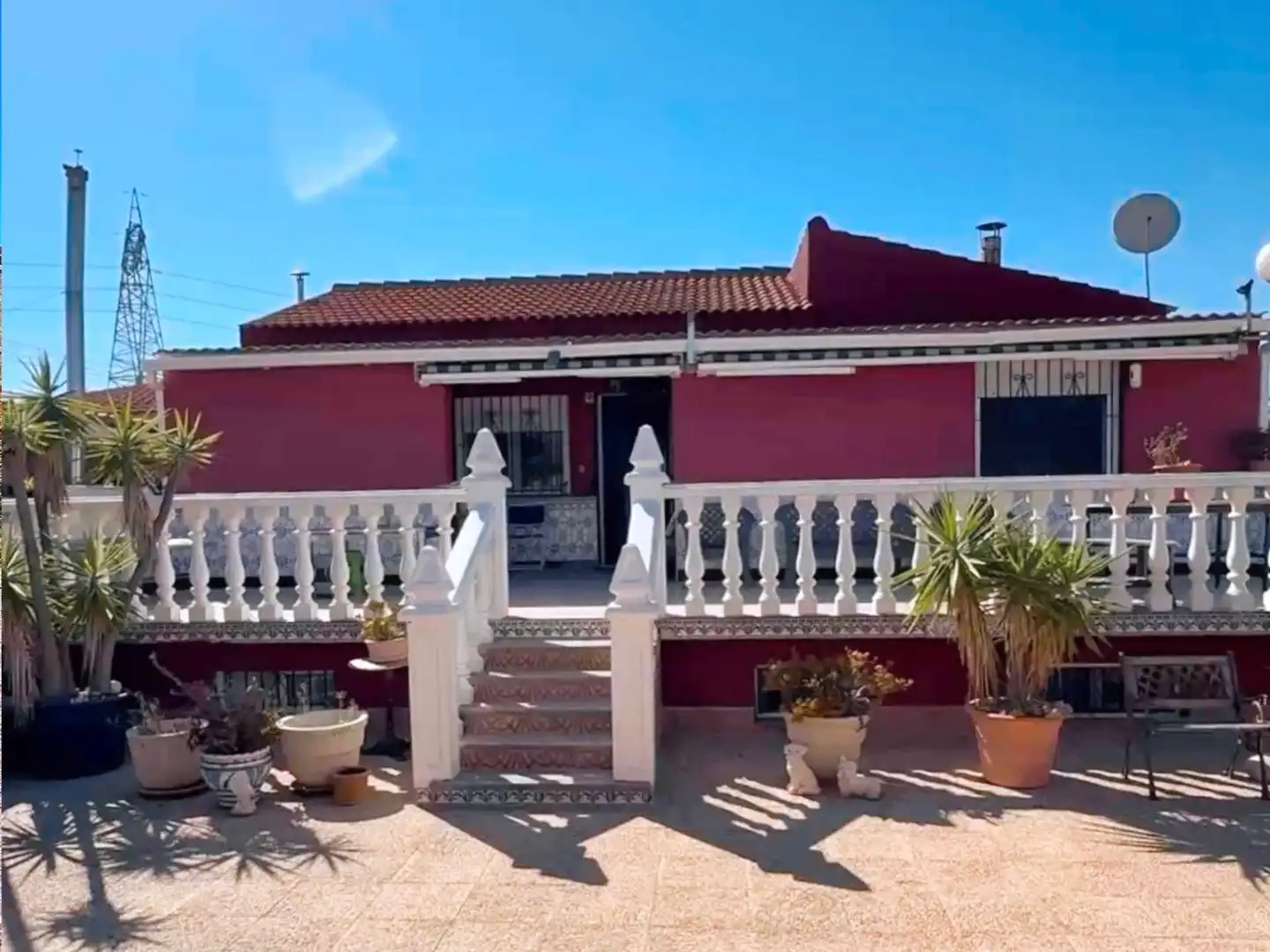 Vista exterior de Casa o chalet en venta en Cartagena con Terraza, Trastero y Piscina