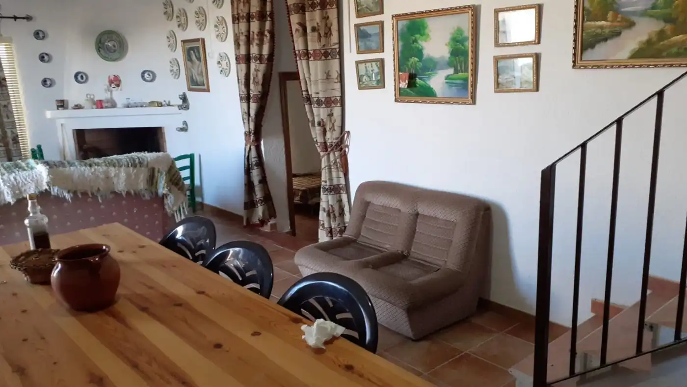 Sala d'estar de Finca rústica en venda en Bayarque amb Traster