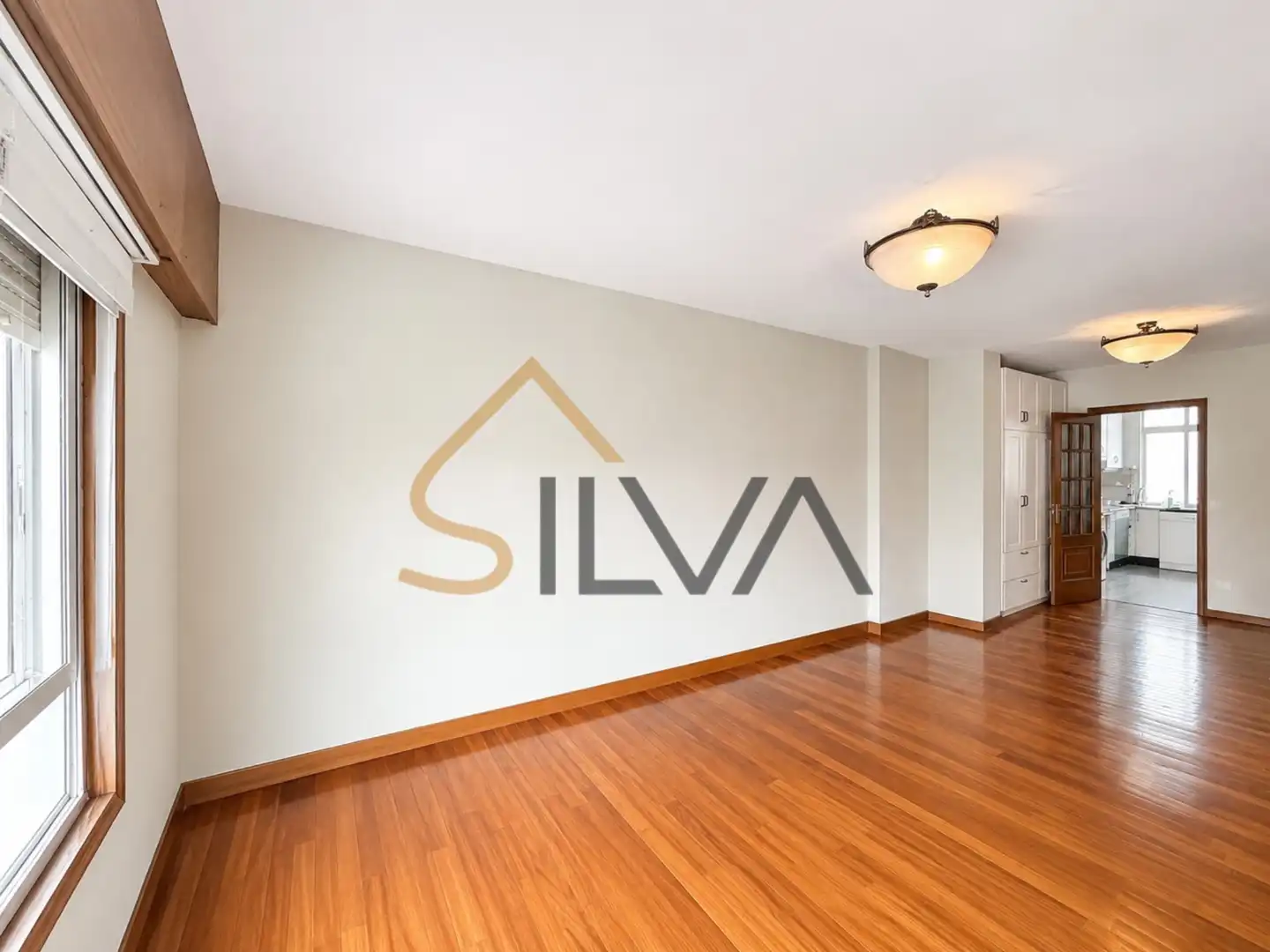 Sala de estar de Piso en venta en Lugo con Calefacción, Trastero y Amueblado