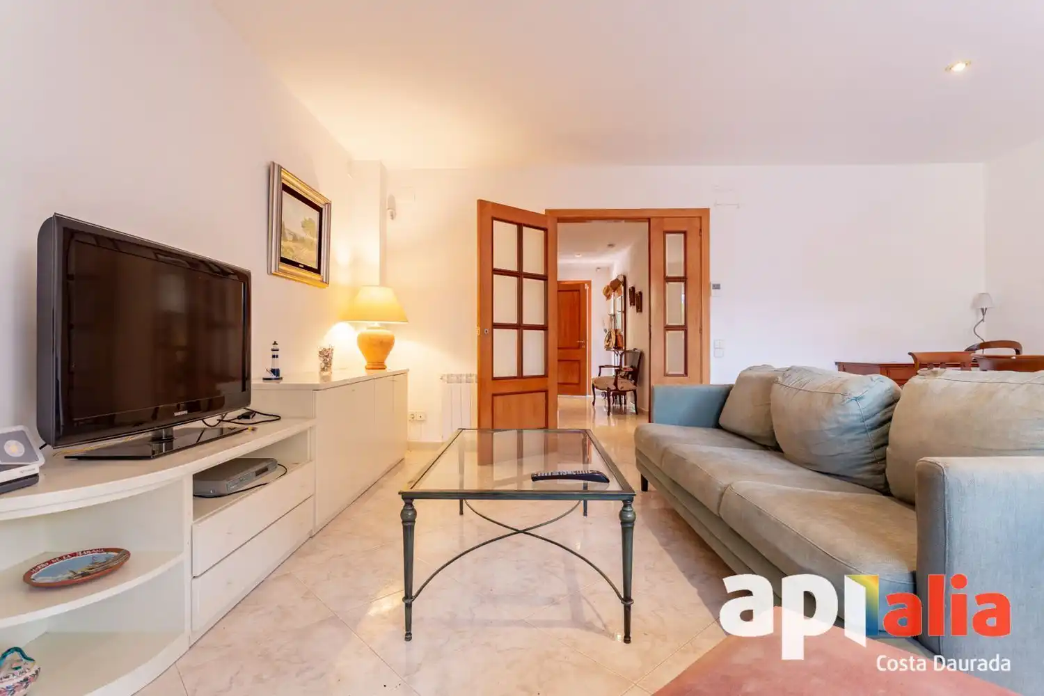 Sala d'estar de Casa adosada en venda en Altafulla amb Aire condicionat, Calefacció i Terrassa