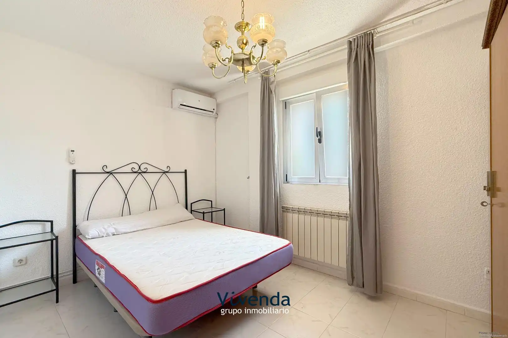 Bedroom of Flat for sale in Móstoles  with Air Conditioner, Heating and Terrace