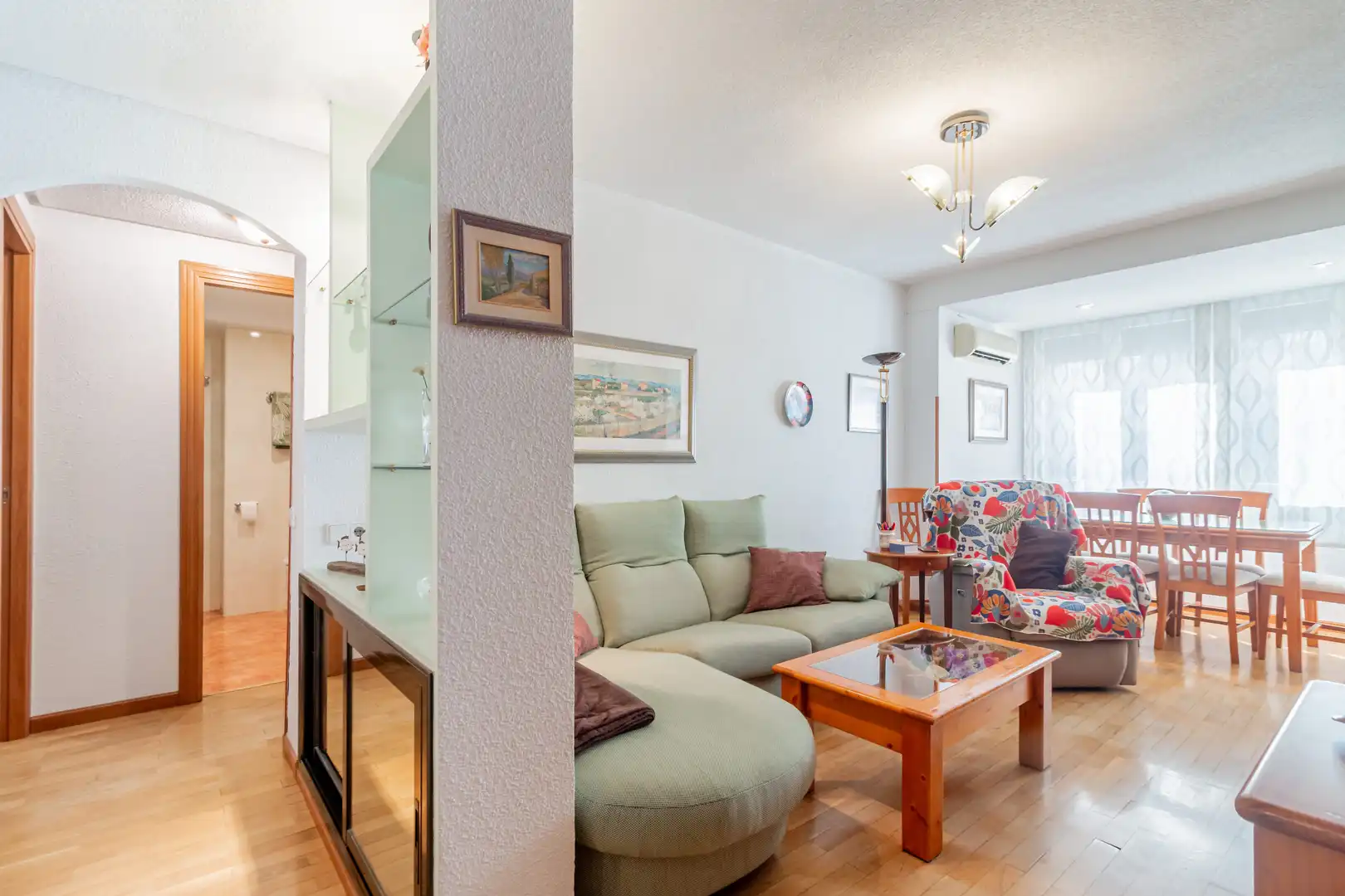 Living room of Flat for sale in Madrid  with Heating