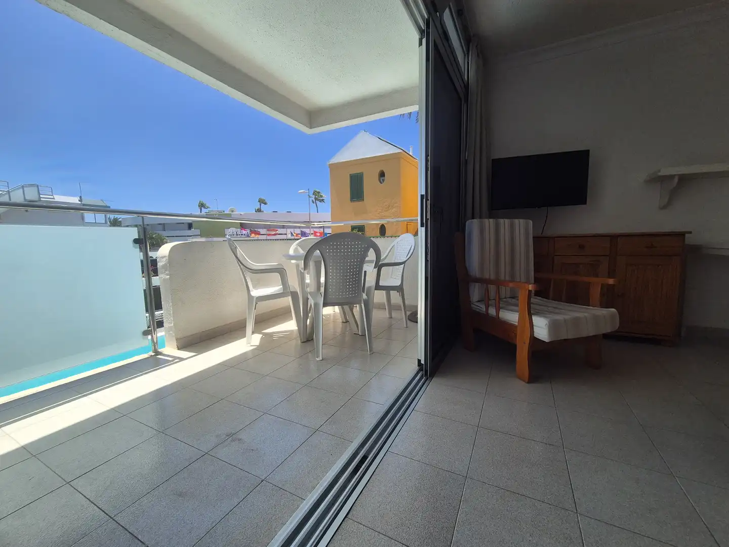 Terrasse von Wohnungen zur Miete in San Bartolomé de Tirajana mit Privatgarten, Terrasse und Schwimmbad