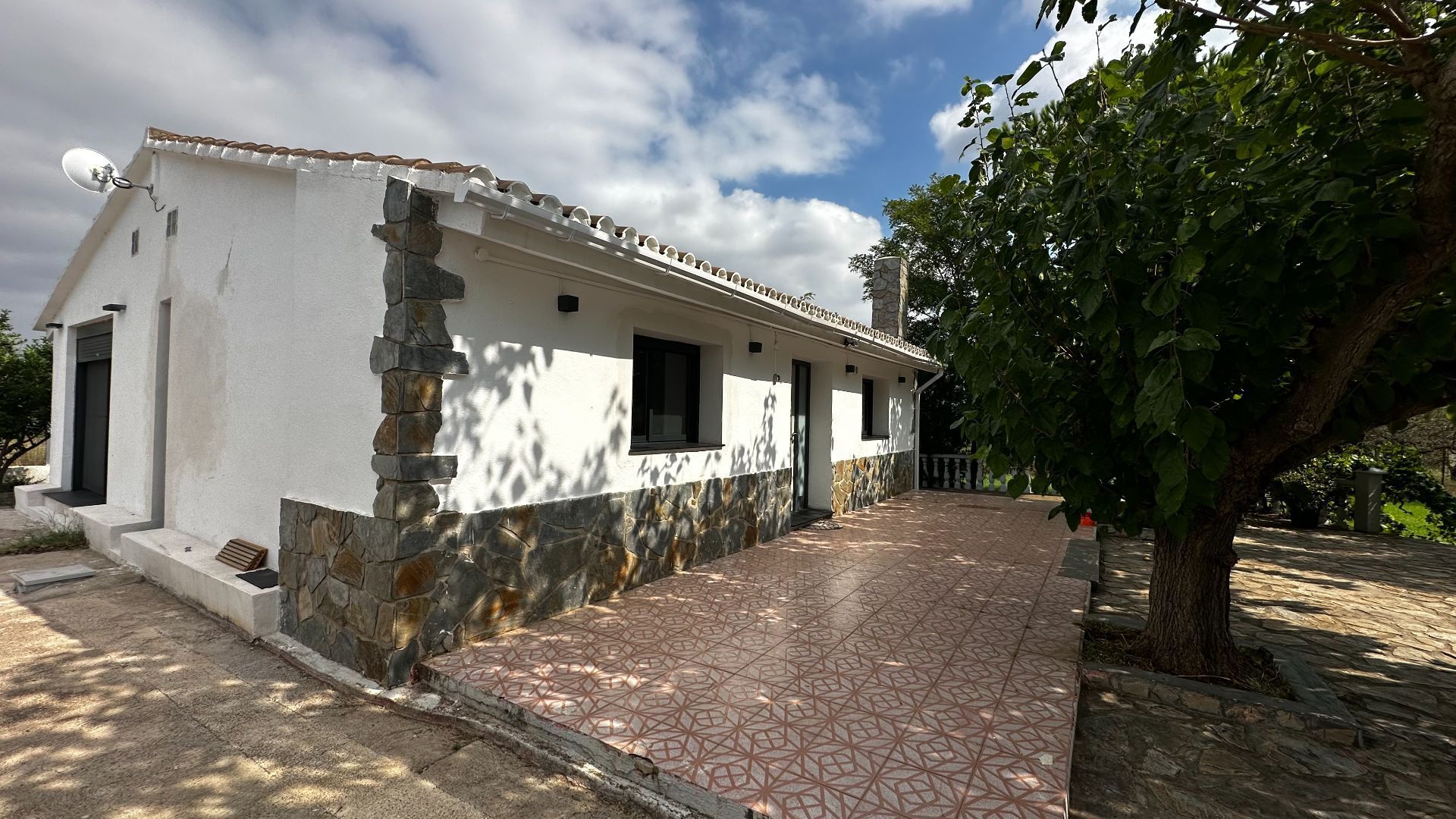 Vista exterior de Casa o chalet de alquiler en Roquetes con Aire acondicionado, Calefacción y Jardín privado