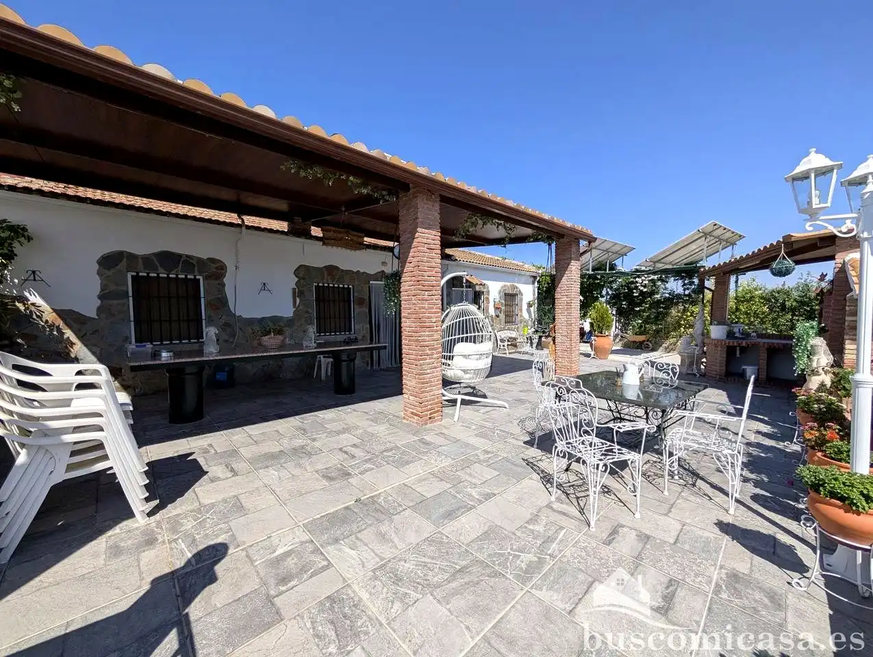 Terrassa de Finca rústica en venda en Linares amb Aire condicionat, Jardí privat i Terrassa