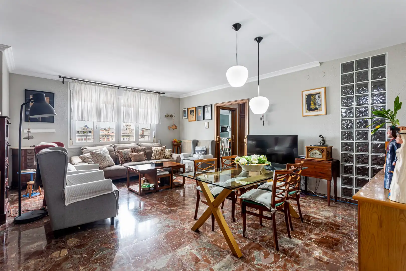 Sala de estar de Ático en venta en Valencia con Aire acondicionado, Calefacción y Terraza