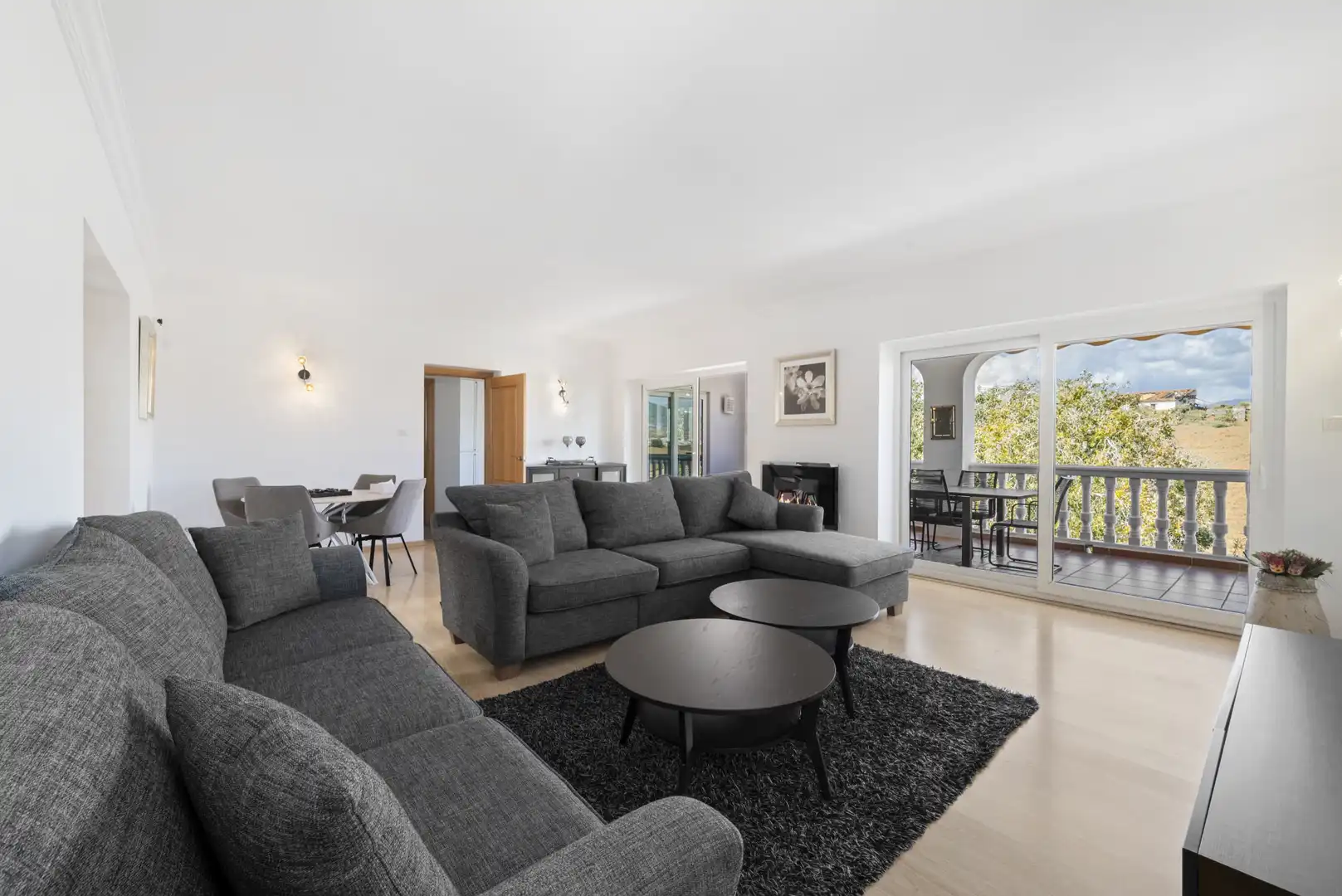 Living room of Houses for sale in Mijas  with Air Conditioner, Private garden and Terrace