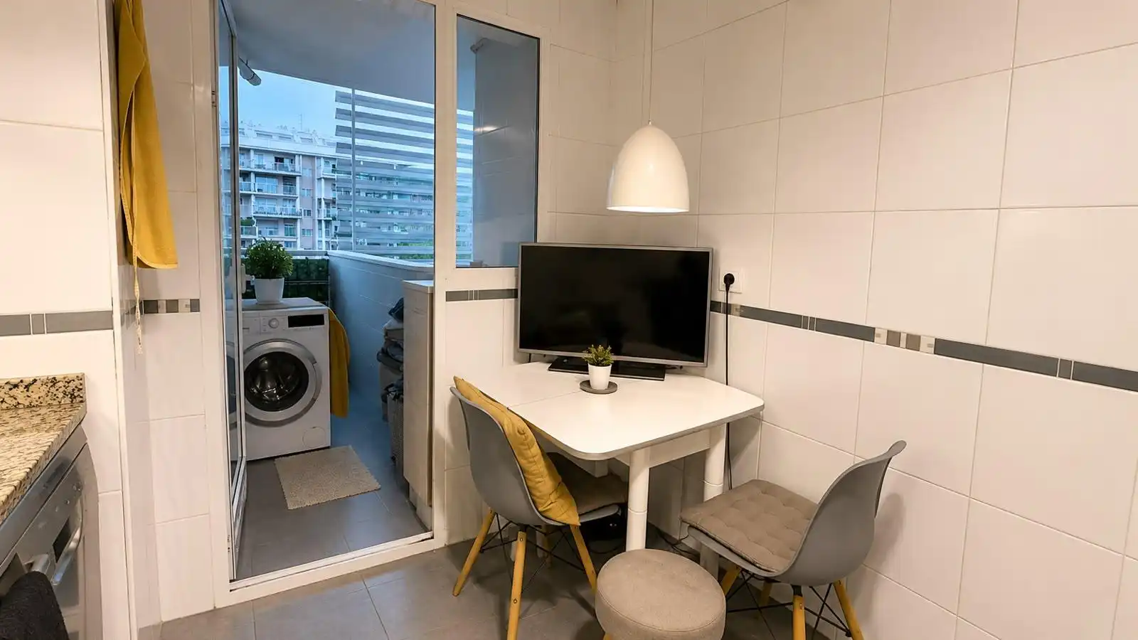 Balcony of Flat for sale in Valencia  with Air Conditioner, Heating and Private garden