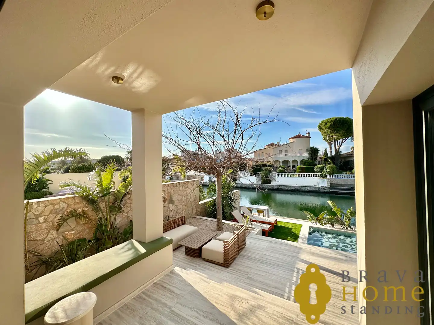 Terraza de Casa o chalet en venta en Empuriabrava con Aire acondicionado, Jardín privado y Terraza