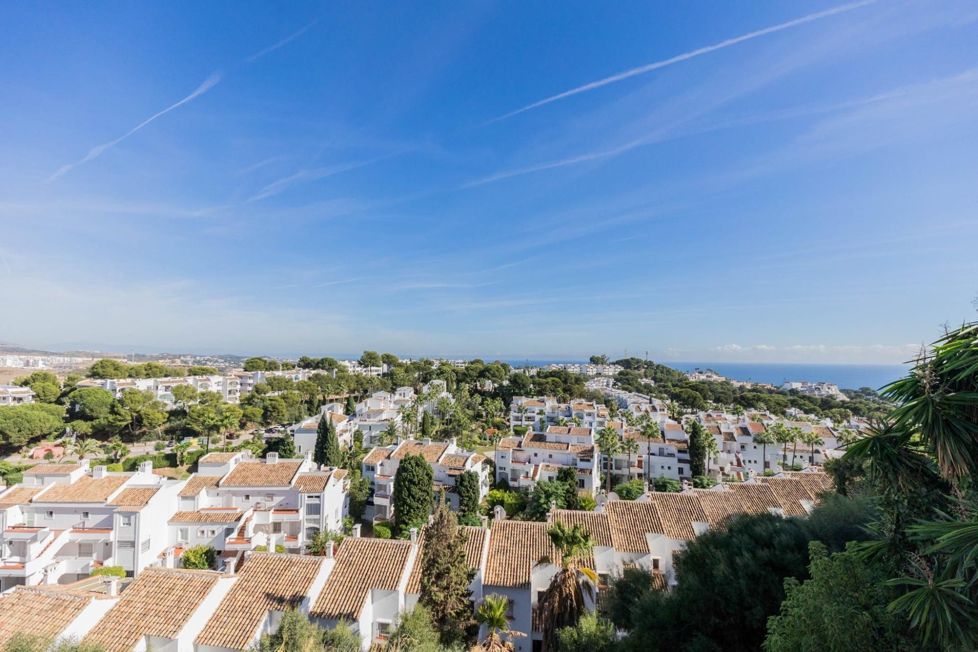 Vista exterior de Apartament en venda en Mijas amb Jardí privat, Terrassa i Balcó