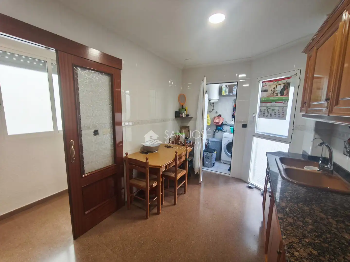 Kitchen of Flat for sale in Aspe  with Air Conditioner
