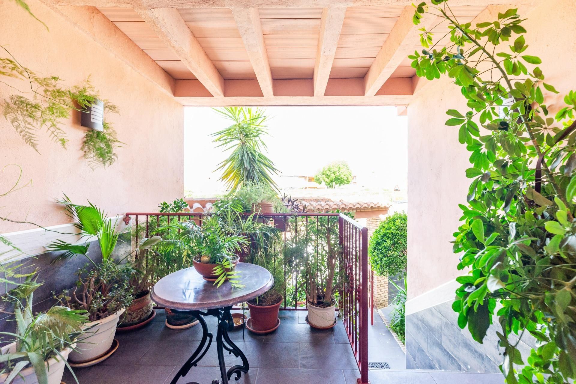 Balcony of Single-family semi-detached for sale in Peligros  with Air Conditioner, Heating and Private garden