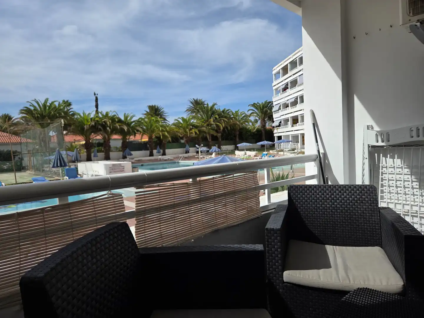 Terraza de Apartamento en venta en San Bartolomé de Tirajana con Aire acondicionado, Amueblado y Lavadora