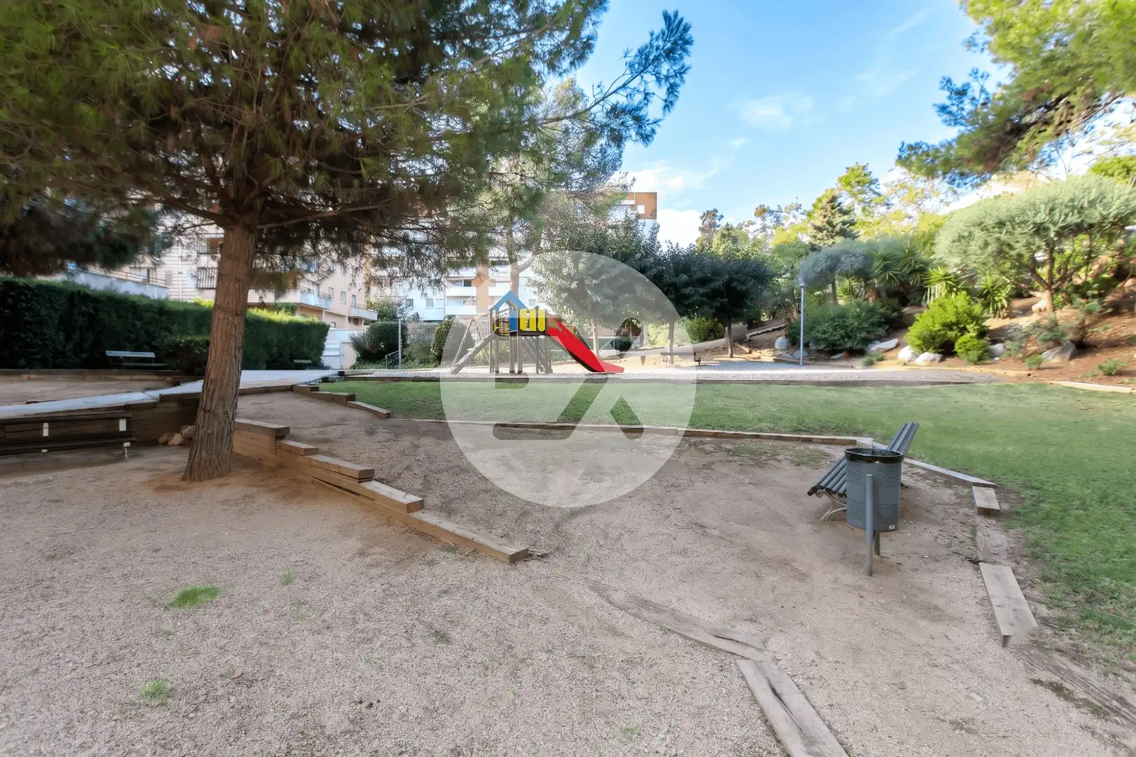 Garden of Flat for sale in Castelldefels  with Heating, Parquet flooring and Terrace