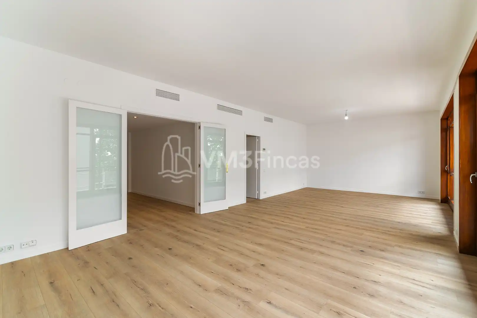 Wohnzimmer von Wohnung zur Miete in Barcelona mit Klimaanlage, Heizung und Parkett