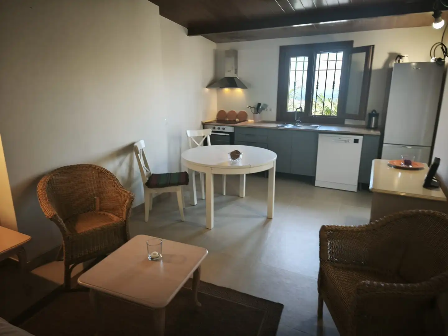 Cuina de Pis de lloguer en Puerto de la Cruz amb Terrassa