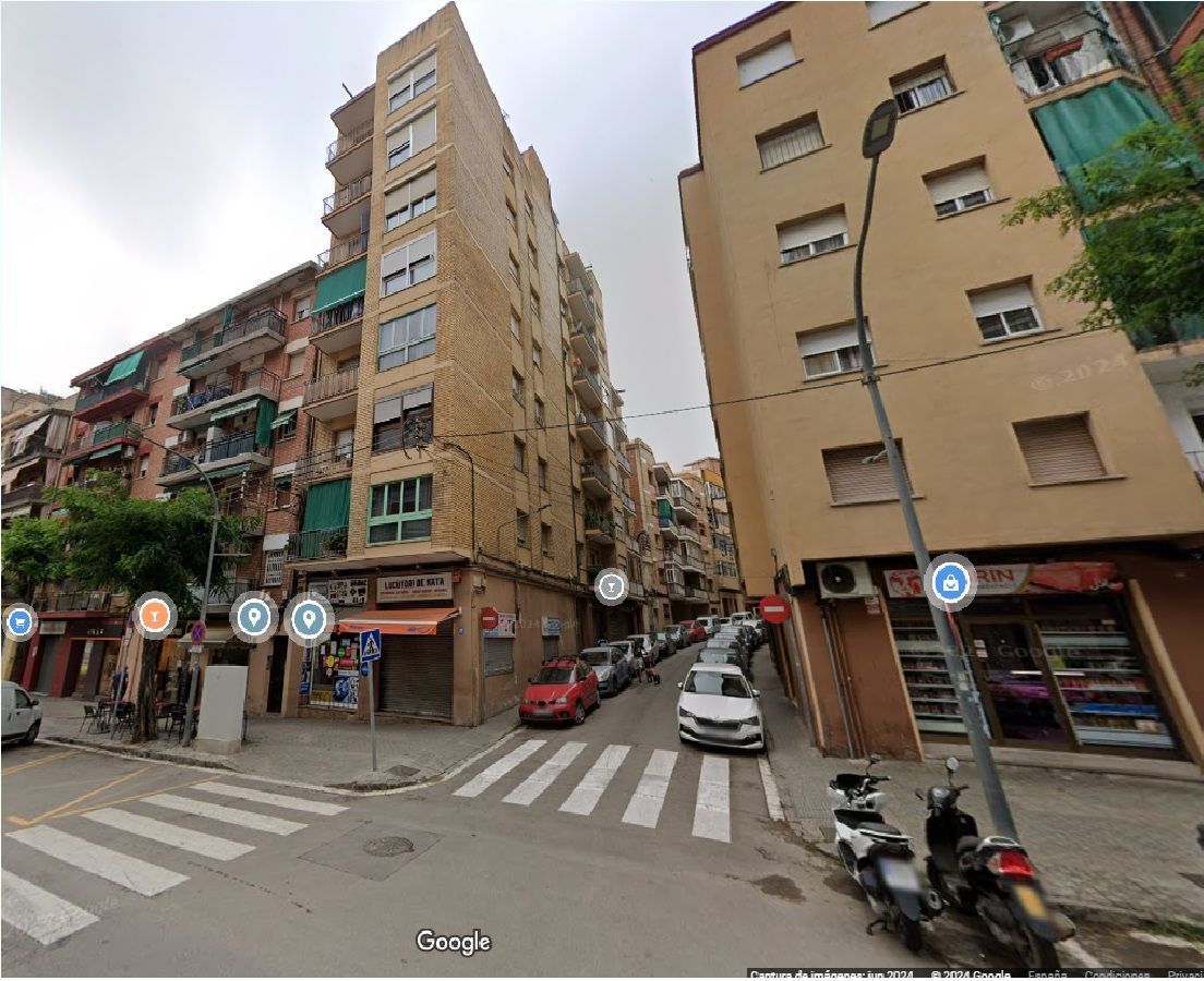 Vista exterior de Àtic en venda en Mataró