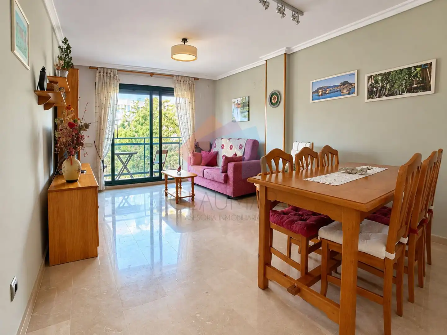 Sala d'estar de Pis en venda en Dénia amb Aire condicionat, Calefacció i Terrassa