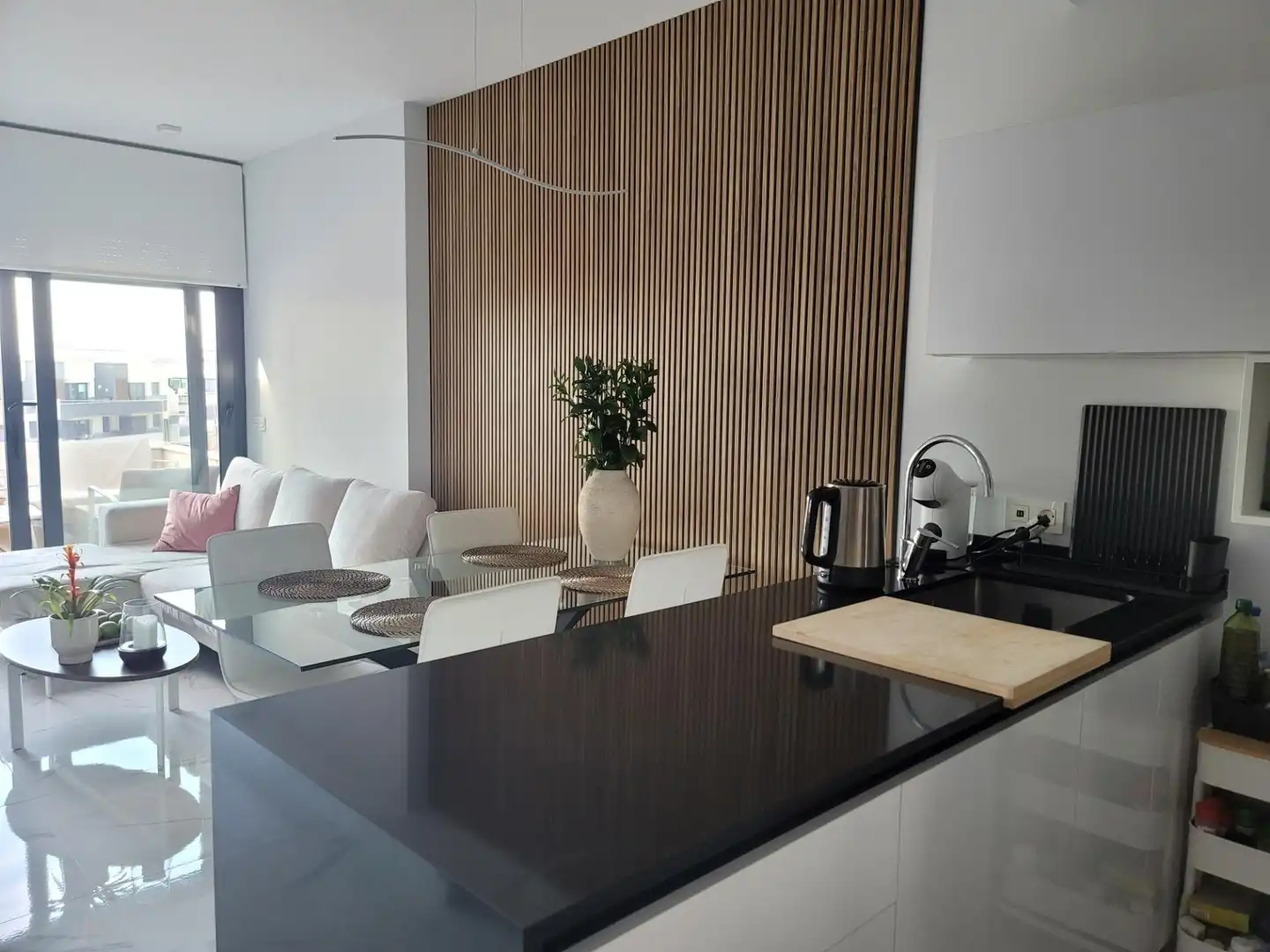 Cuina de Apartament en venda en Orihuela amb Aire condicionat, Jardí privat i Terrassa