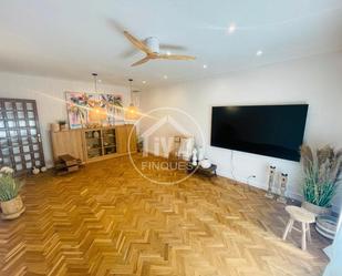 Living room of Flat to rent in  Barcelona Capital  with Air Conditioner, Heating and Parquet flooring