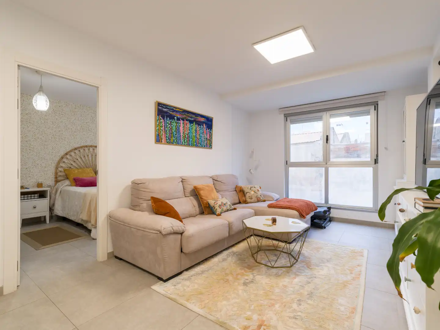 Sala de estar de Piso en venta en Las Palmas de Gran Canaria con Terraza, Trastero y Amueblado