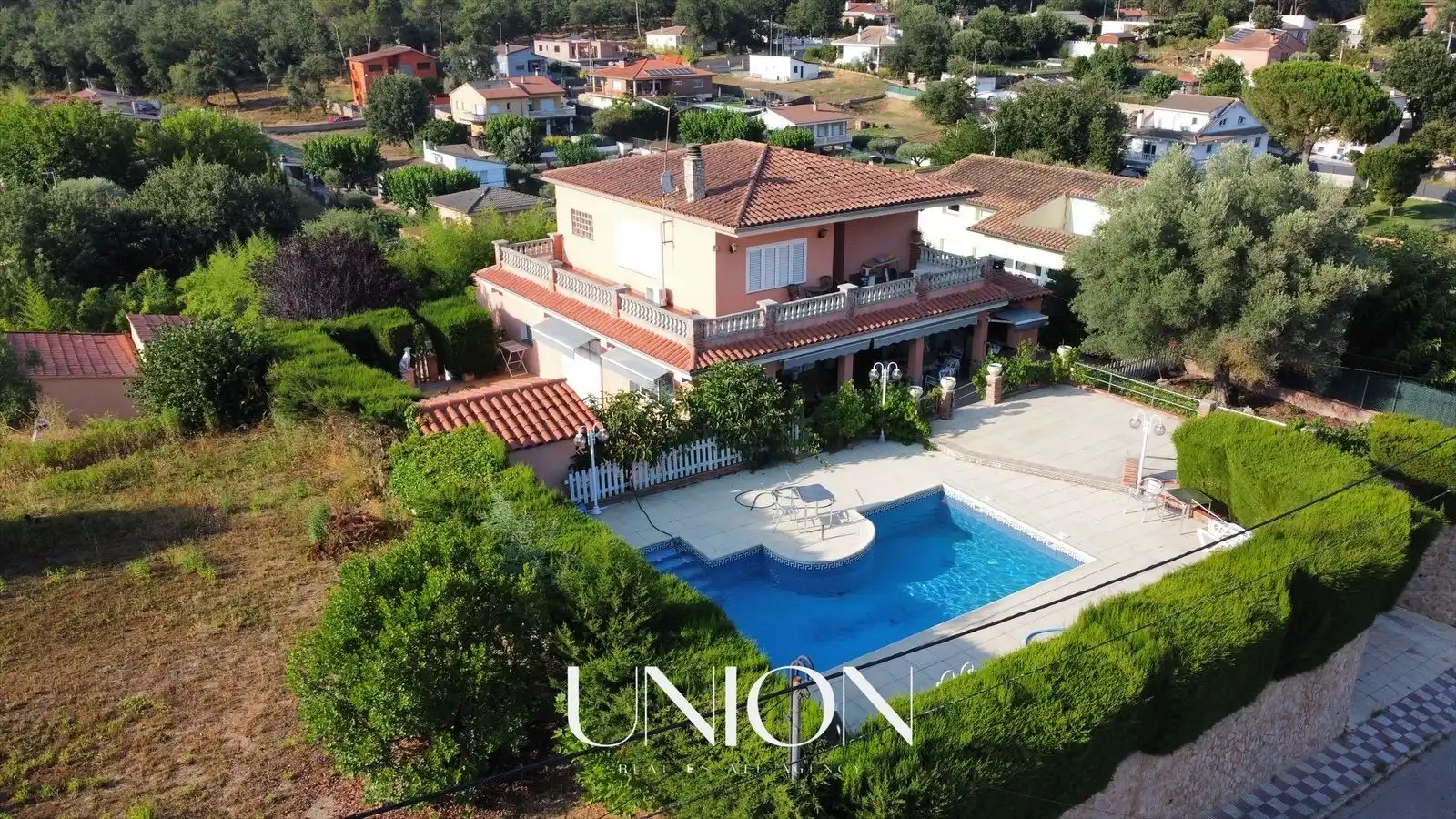 Jardí de Casa o xalet en venda en Caldes de Malavella amb Aire condicionat, Calefacció i Jardí privat