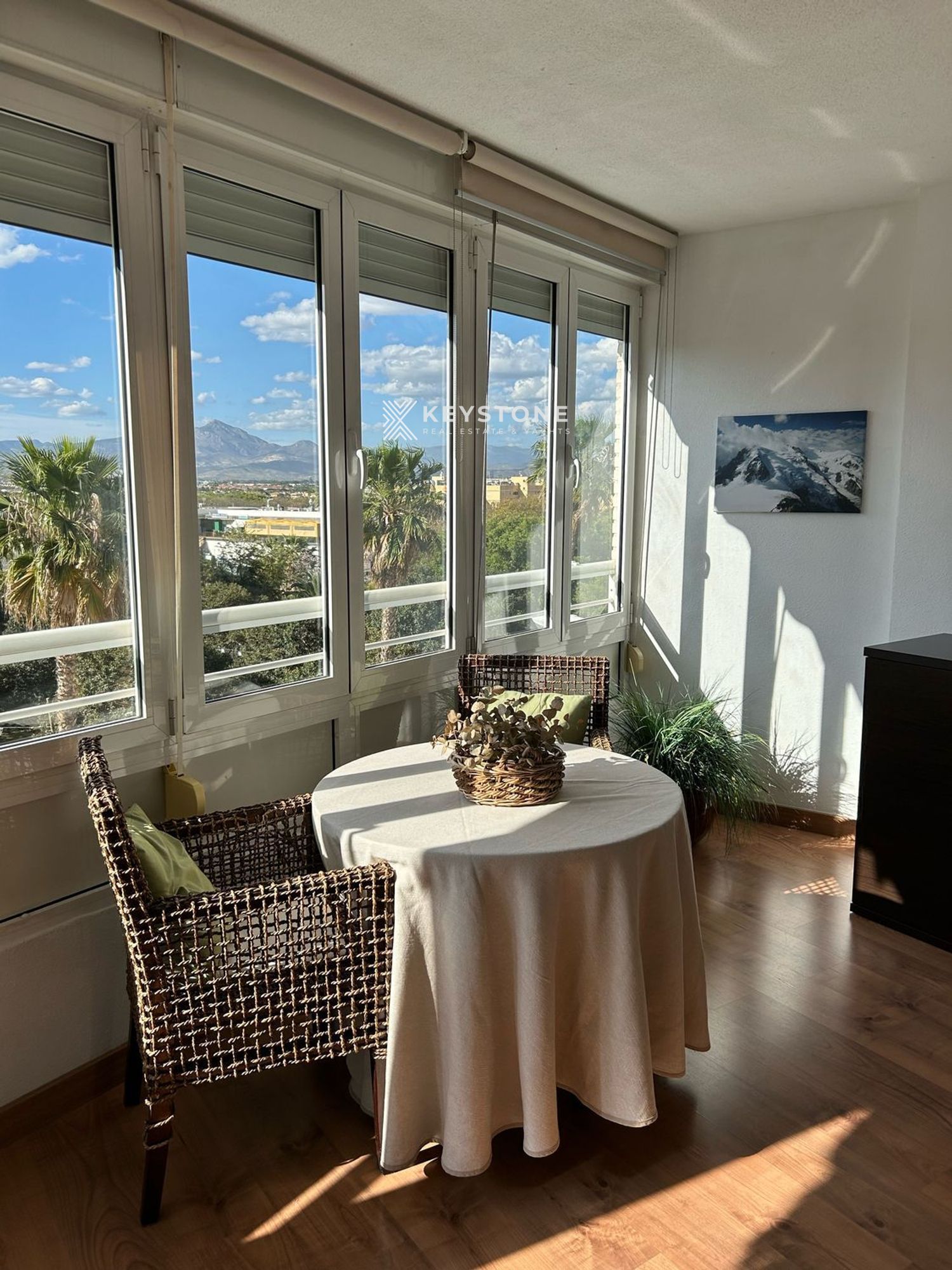 Comedor de Piso de alquiler en Alicante / Alacant con Aire acondicionado, Calefacción y Terraza
