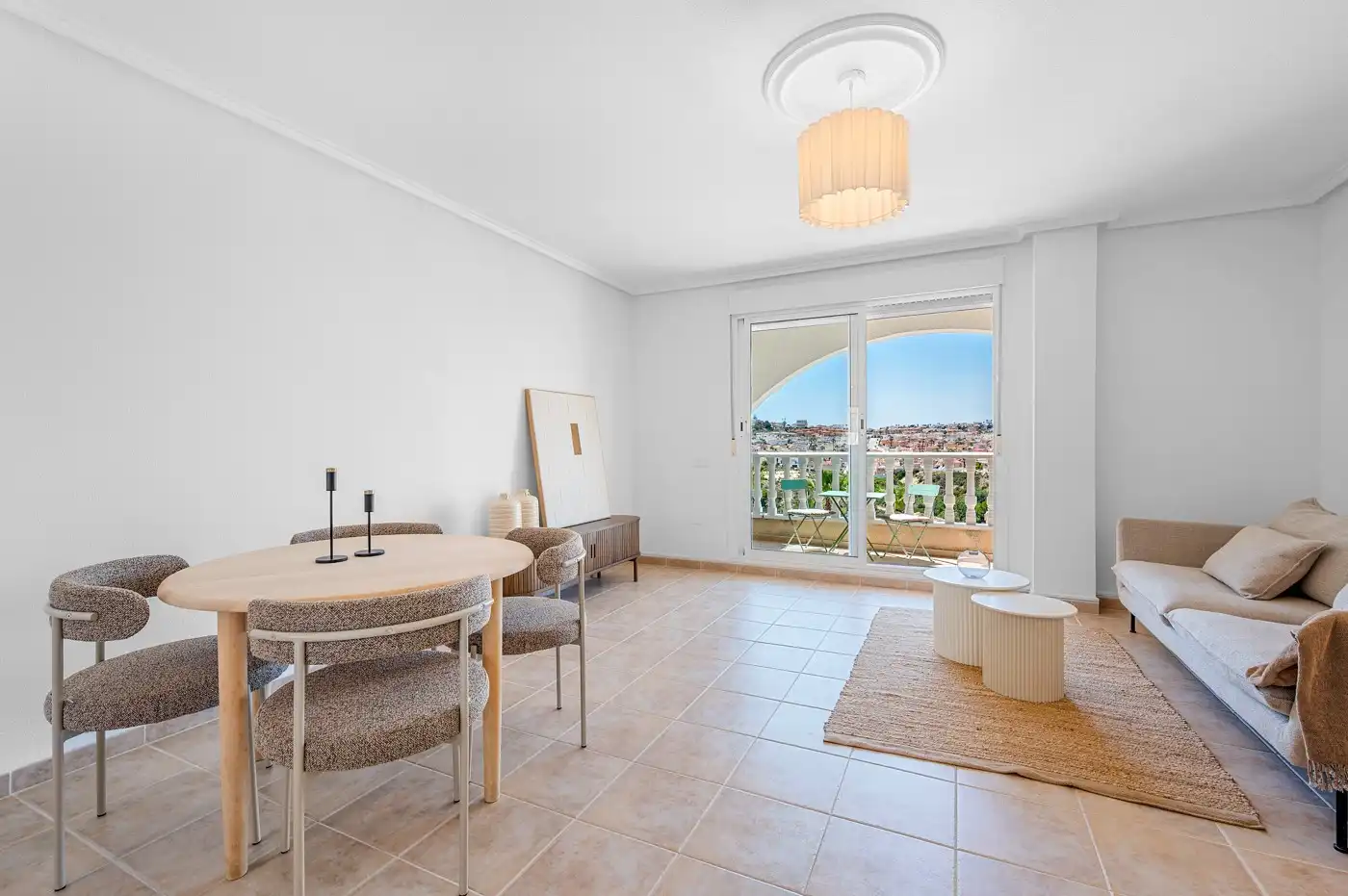 Sala de estar de Casa adosada en venta en Rojales con Aire acondicionado, Terraza y Piscina