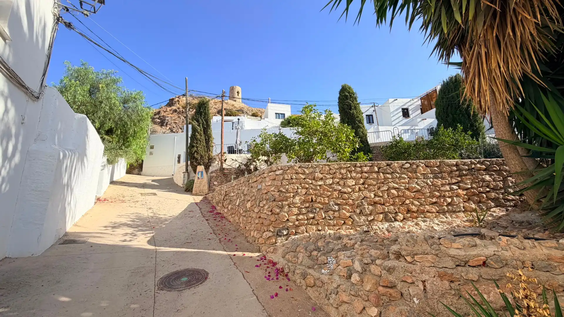Vista exterior de Casa o xalet en venda en Níjar amb Aire condicionat, Terrassa i Moblat