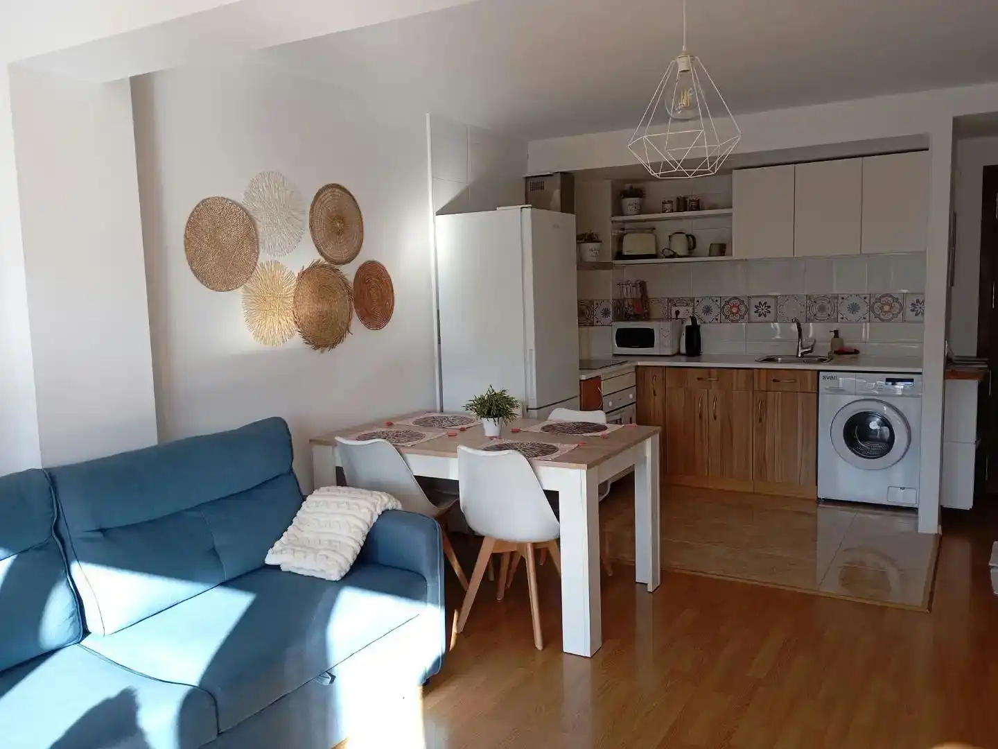 Sala d'estar de Apartament en venda en Añón de Moncayo amb Aire condicionat, Parquet i Traster