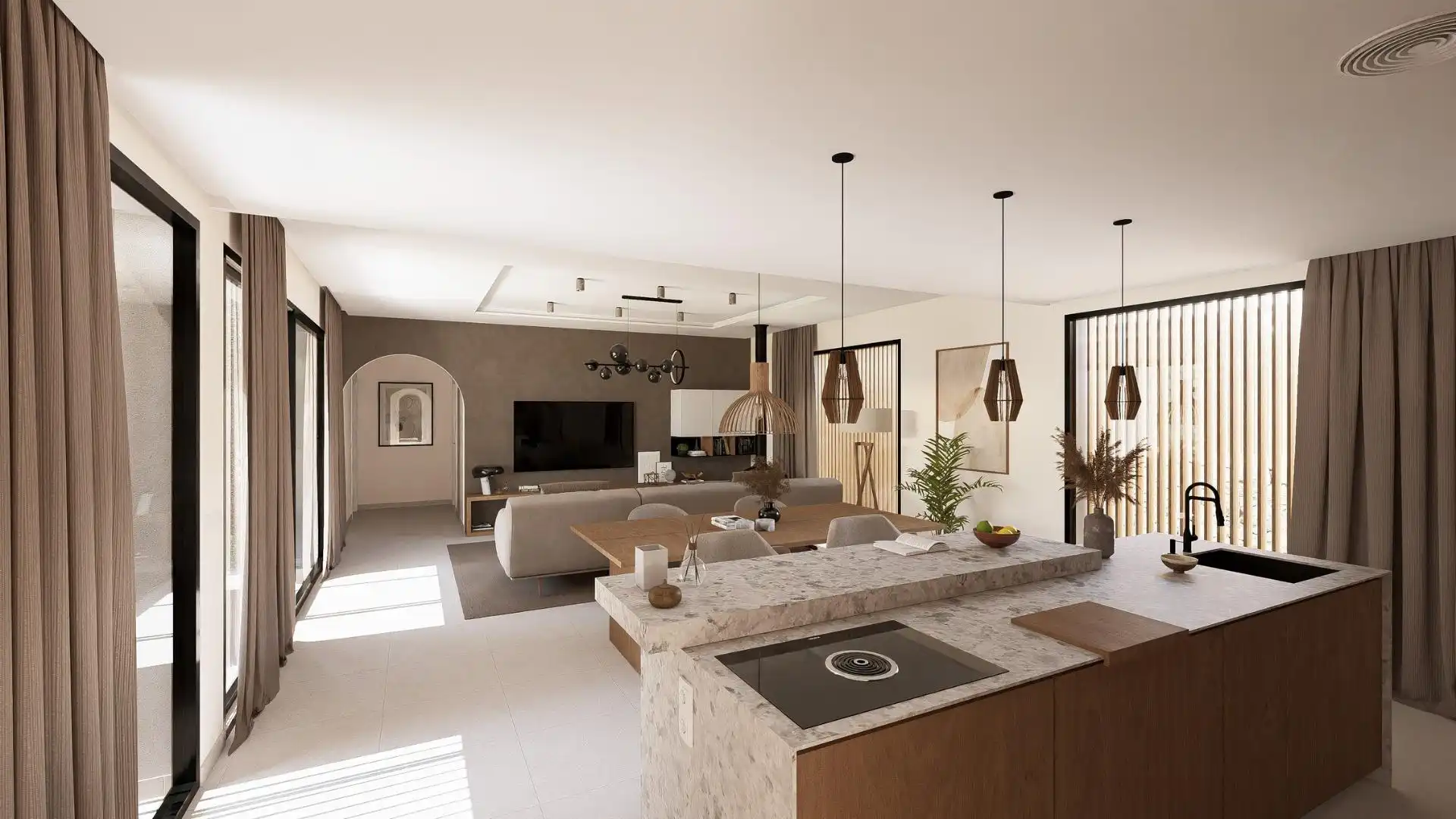 Sala d'estar de Casa o xalet en venda en Murcia amb Aire condicionat, Calefacció i Jardí privat