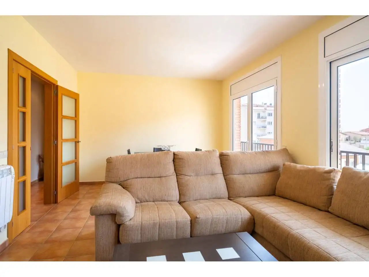 Sala de estar de Piso en venta en Avià con Calefacción y Balcón