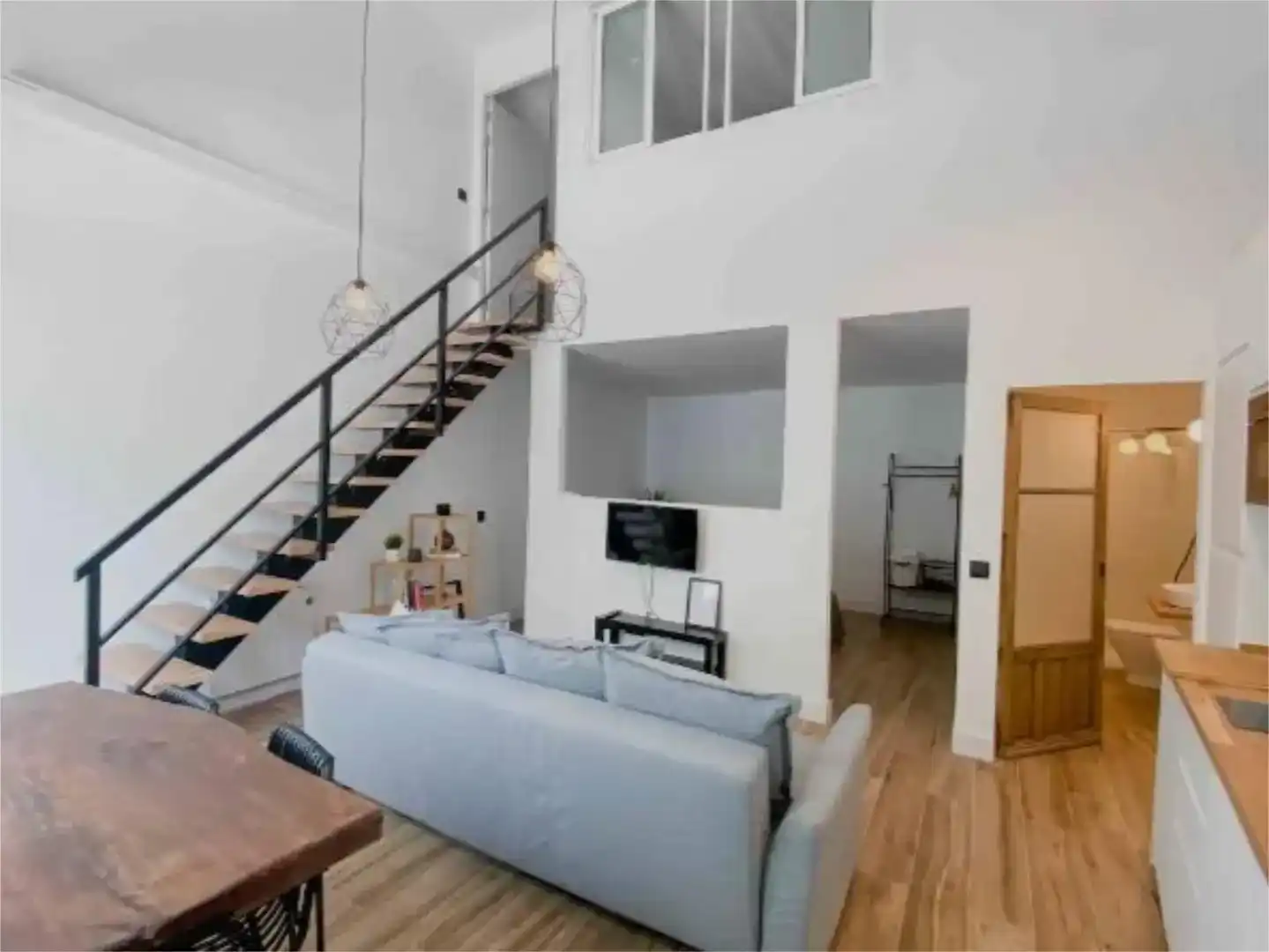 Sala de estar de Piso en venta en Novelda con Parquet y Amueblado
