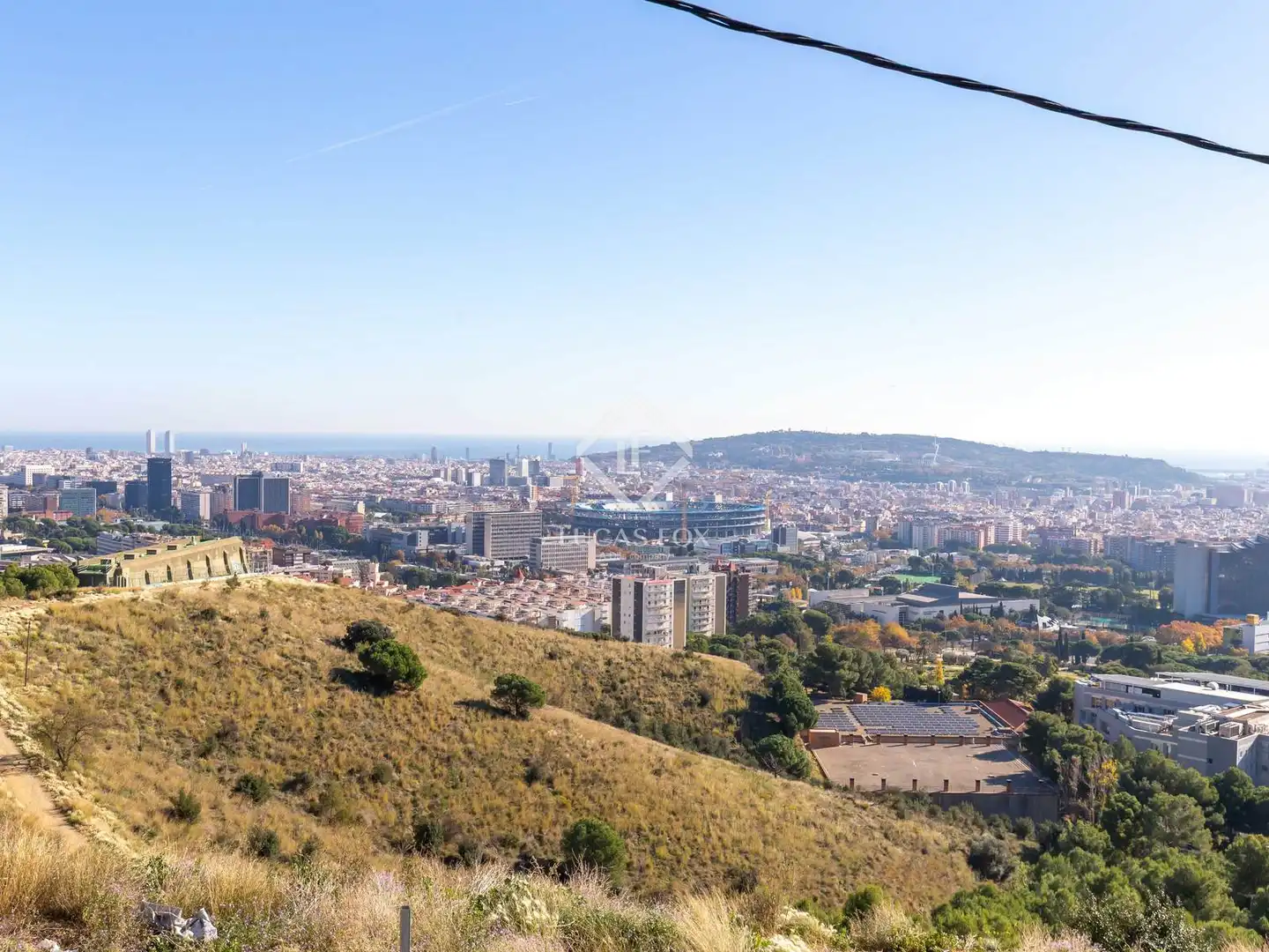 Vista exterior de Casa o xalet en venda en Esplugues de Llobregat amb Aire condicionat, Calefacció i Parquet