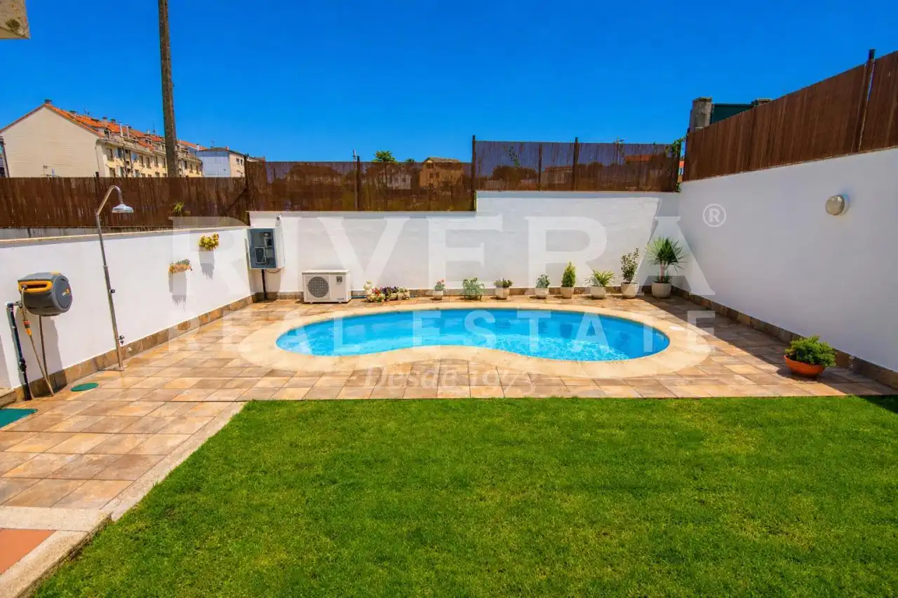 Schwimmbecken von Wohnung zum Verkauf in Sanxenxo mit Heizung, Terrasse und Abstellraum