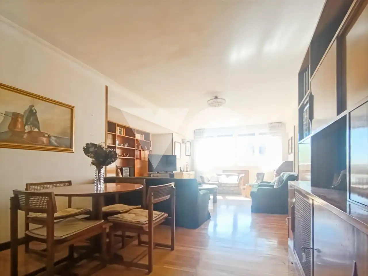 Wohnzimmer von Wohnung zum Verkauf in Madrid mit Heizung, Parkett und Terrasse